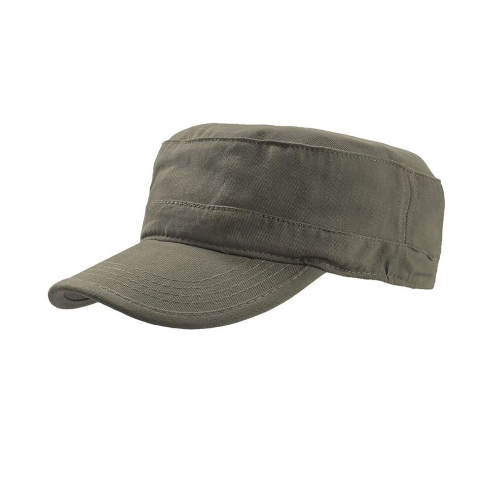 Atlantis Tank Brushed Cotton Military Cap (Pack of 2) / Olive
